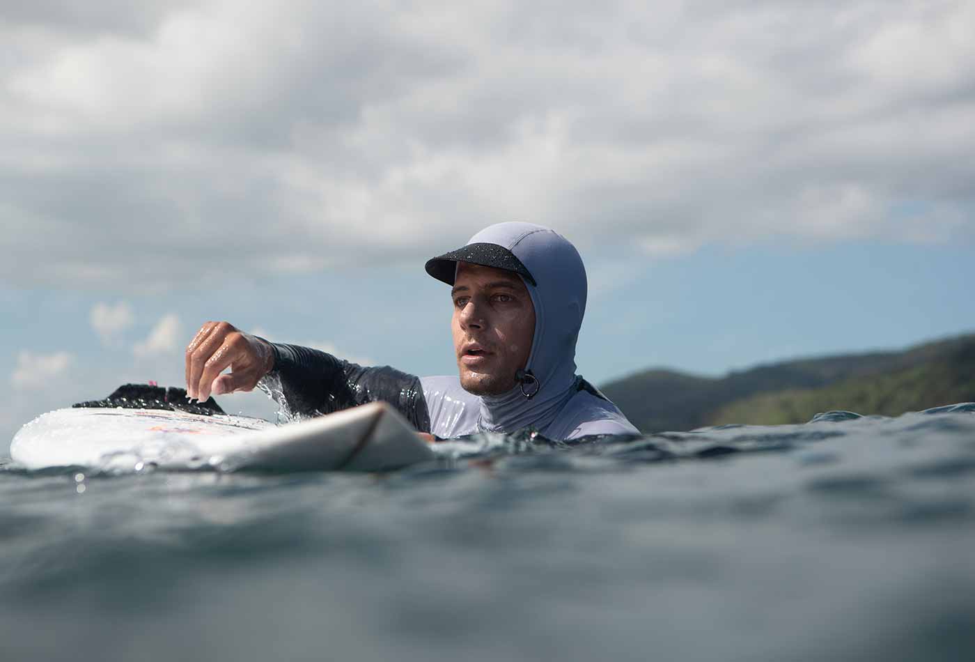 O'Neill Premium Skins O'Zone L/S Rash Guard w/Hood – Graph/Slate/White IM7