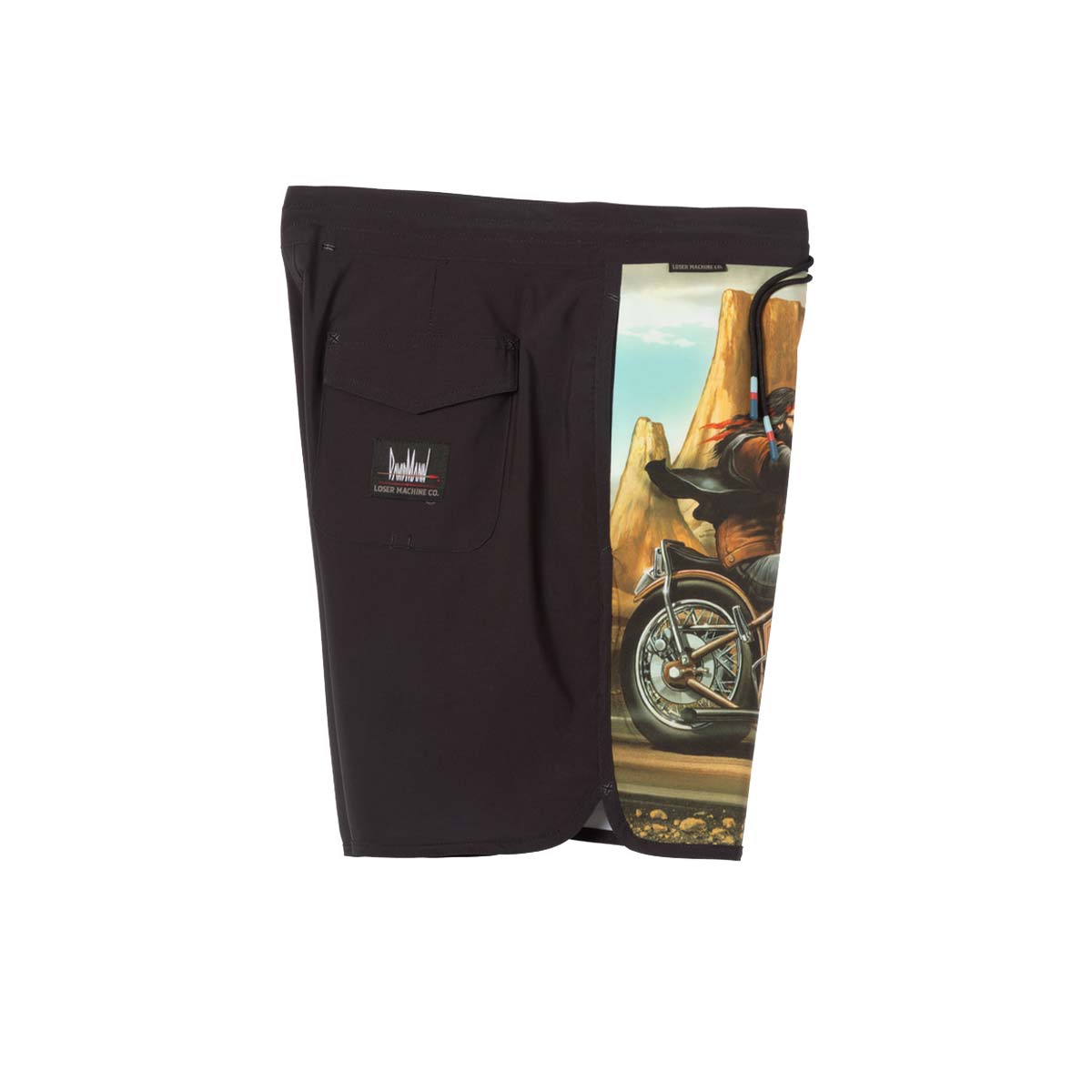 Loser Machine Ghost Rider Boardshort – Black
