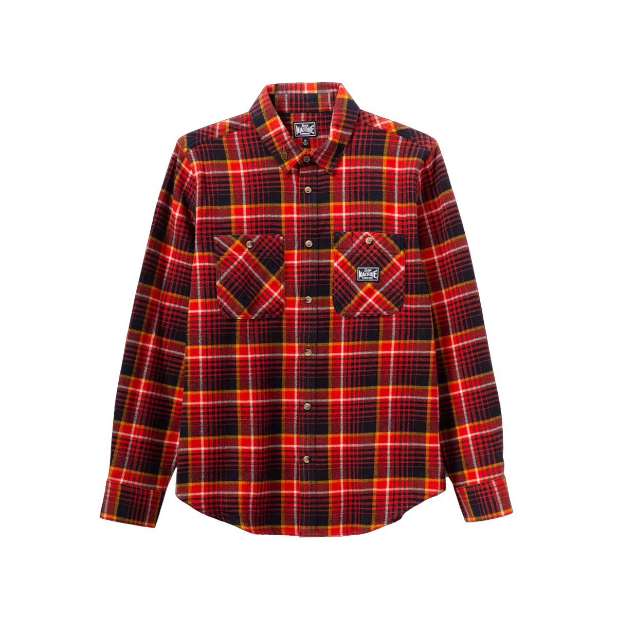 Loser Machine Hillside W/O Print Woven Flannel Shirt – Navy/Red