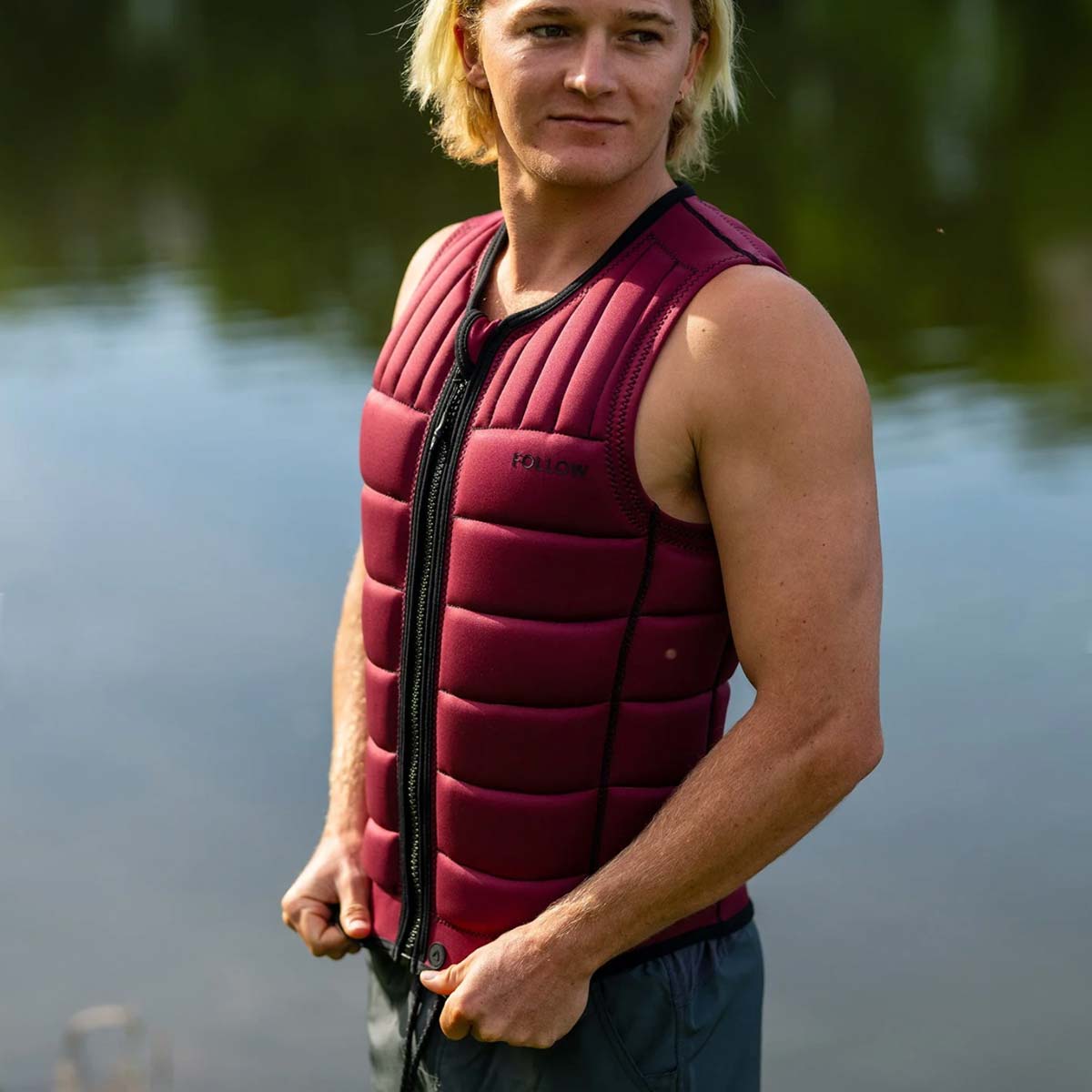 Mens Impact Vest Follow Total – Maroon