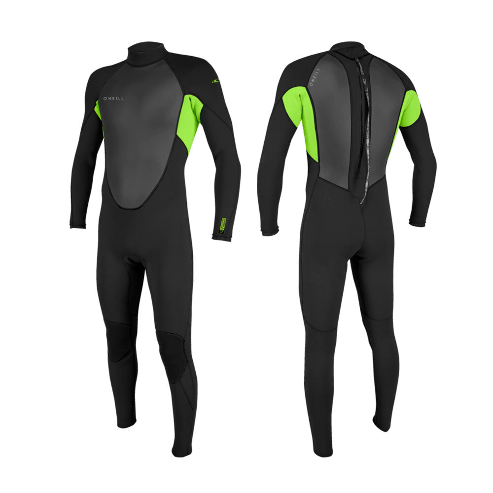 O'Neill Reactor-2 3/2 Back Zip Full Wetsuit – Dayglo CF2