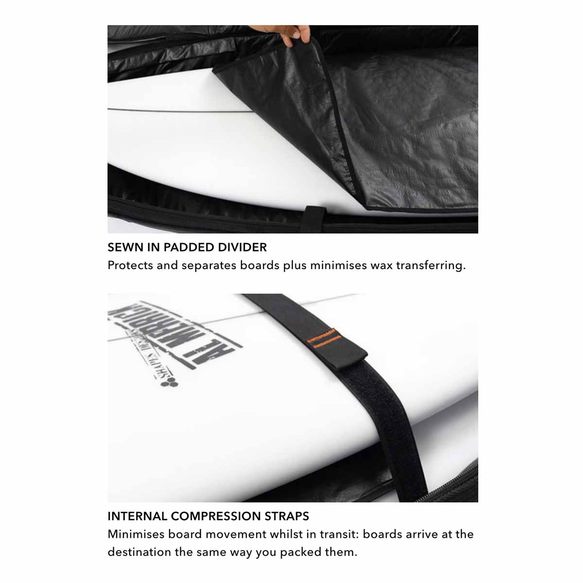 Ocean & Earth Triple Coffin Hypa Fish Surfboard Travel Bag – 6’0-8’0
