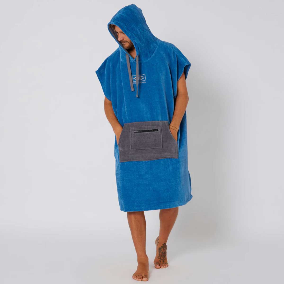 Ocean & Earth DayBreak Hooded Poncho – Blue