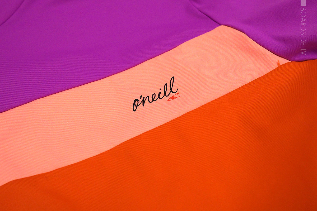 O'Neill WMS Color Block Rash Tee likras krekls – oranžs/lillā