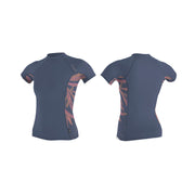 O'Neill WMS Side Print SS Crew Rash Guard – Mist