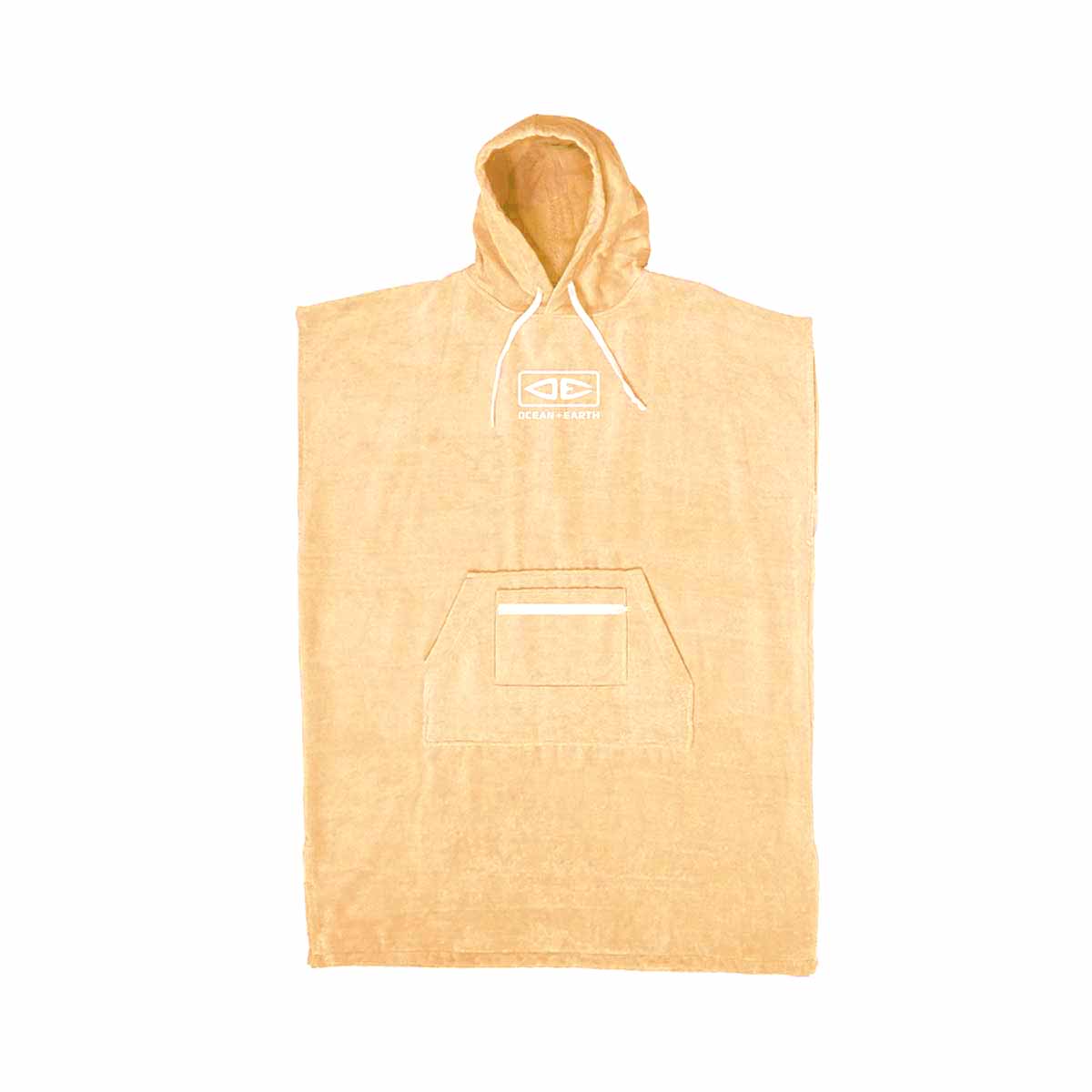 Ocean & Earth Ladies Hooded Poncho – Peach