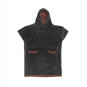 Ocean & Earth Strike Hooded Poncho – Dull Black