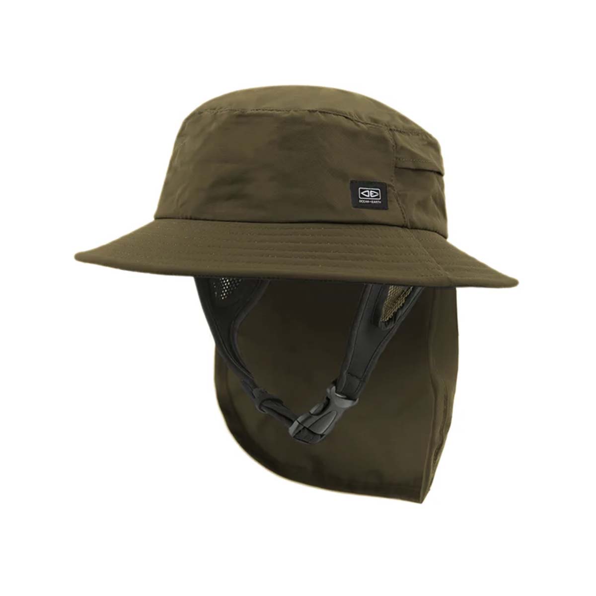Ocean & Earth Indo Stiff Peak Surf Hat – Olive