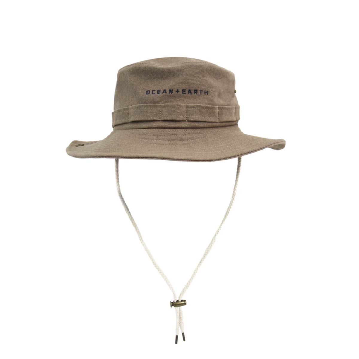 Ocean and Earth Wide Brim Hat – Stone