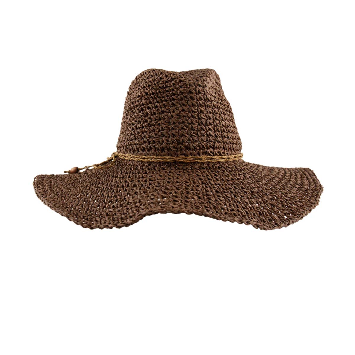 Ocean and Earth Ladies Cebu Straw Hat – Brown