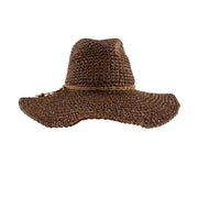 Ocean and Earth Ladies Cebu Straw Hat – Brown