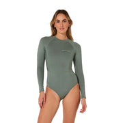 Ocean & Earth Ladies Oceana L/S Back Zip Lycra Surf Suit – Olive