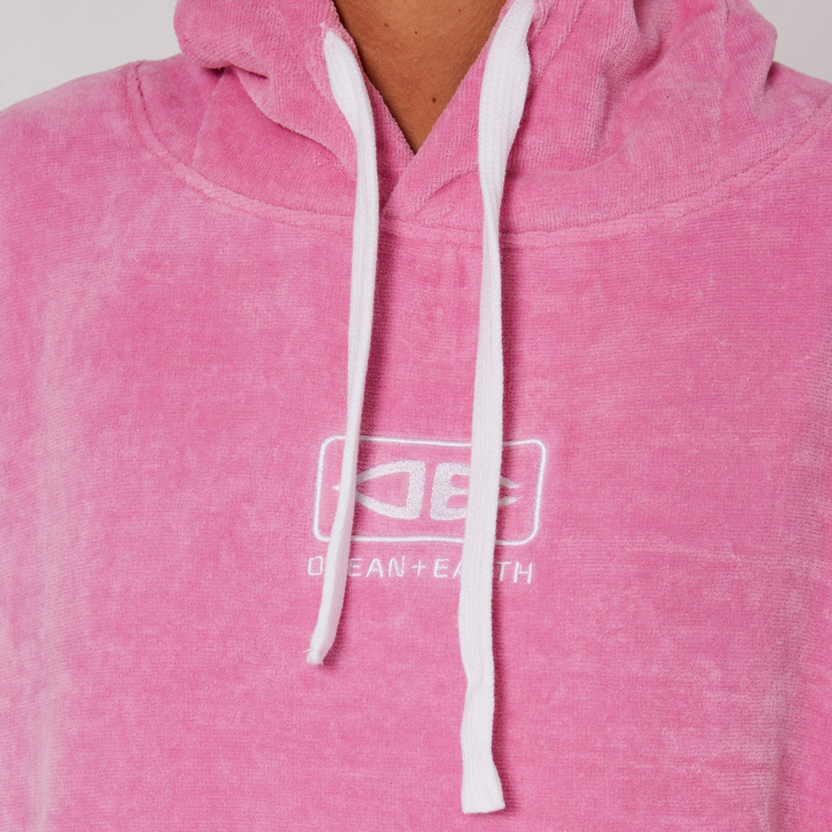 Ocean & Earth Ladies Hooded Poncho – Musk Pink