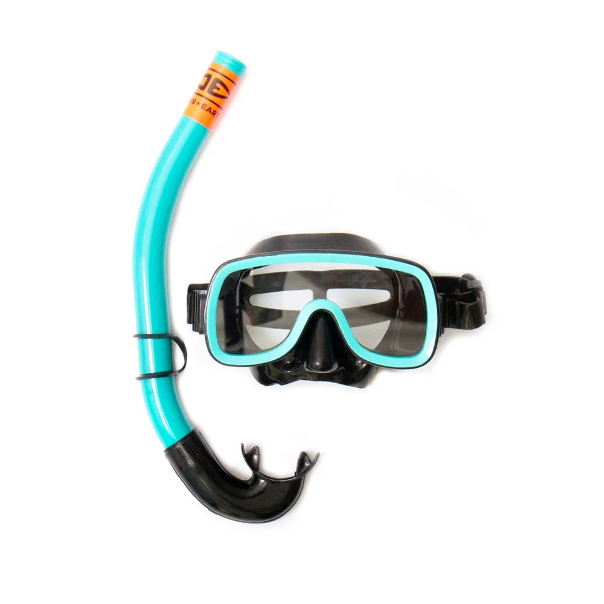 Ocean and Earth Youth Free Dive Mask and Snorkel – Aqua