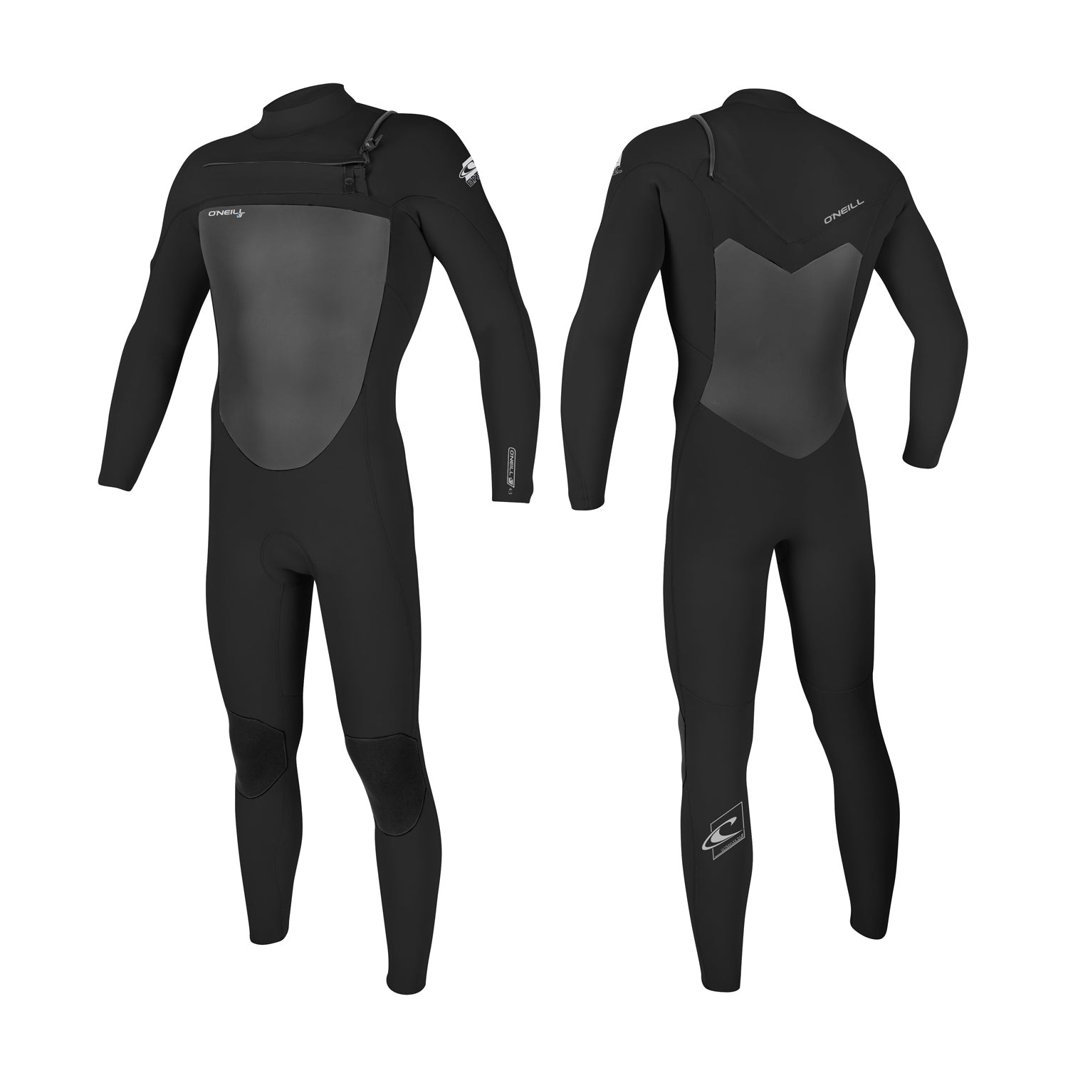 O'Neill Epic 4/3 mm Chest Zip Full Wetsuit – Black A00