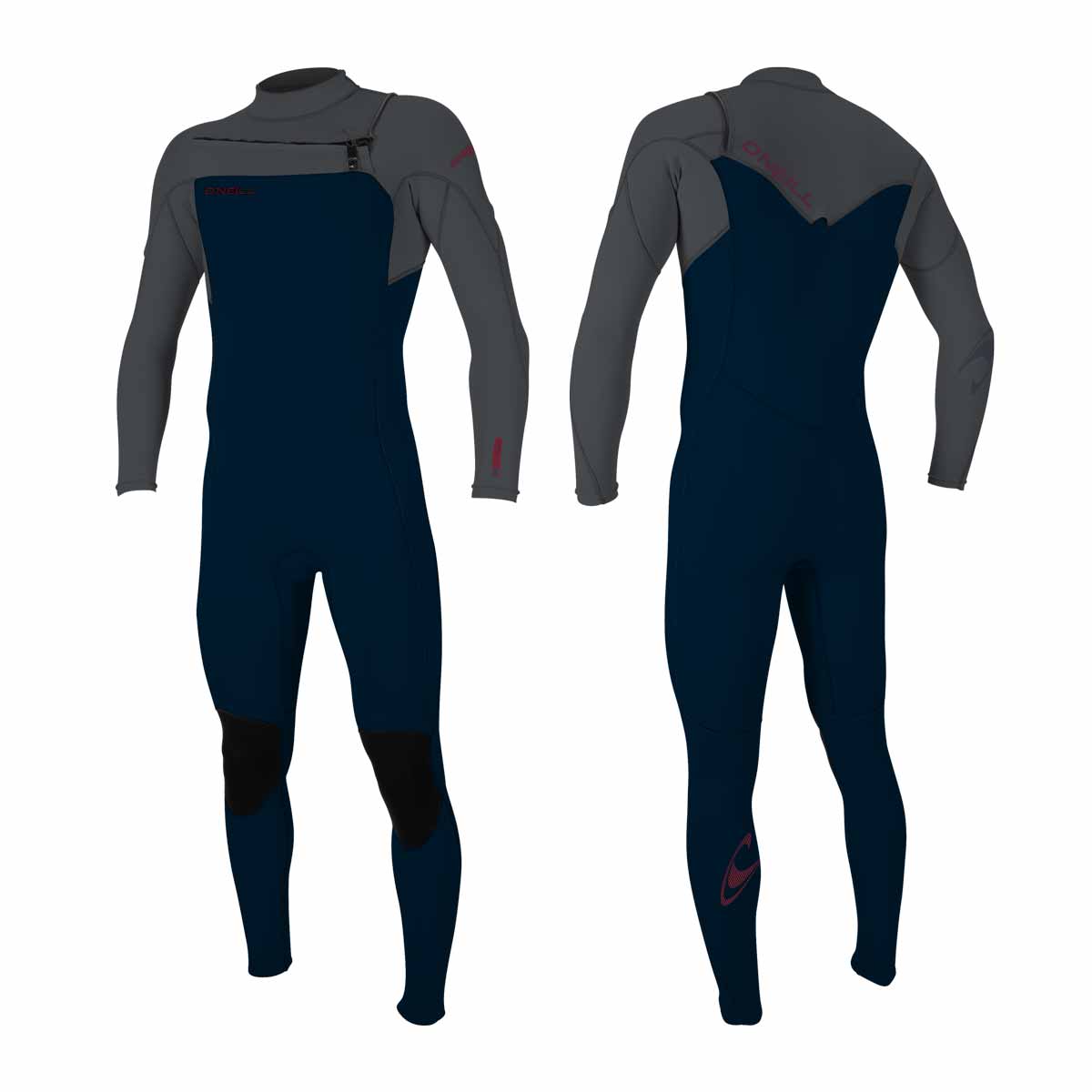 O'Neill Hammer 3/2 mm Chest Zip Full Wetsuit – Abyss/Graphite IL2