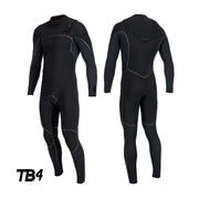 O'Neill Hyperfreak Fire 5/4+ mm Chest Zip Wetsuit – Black A00