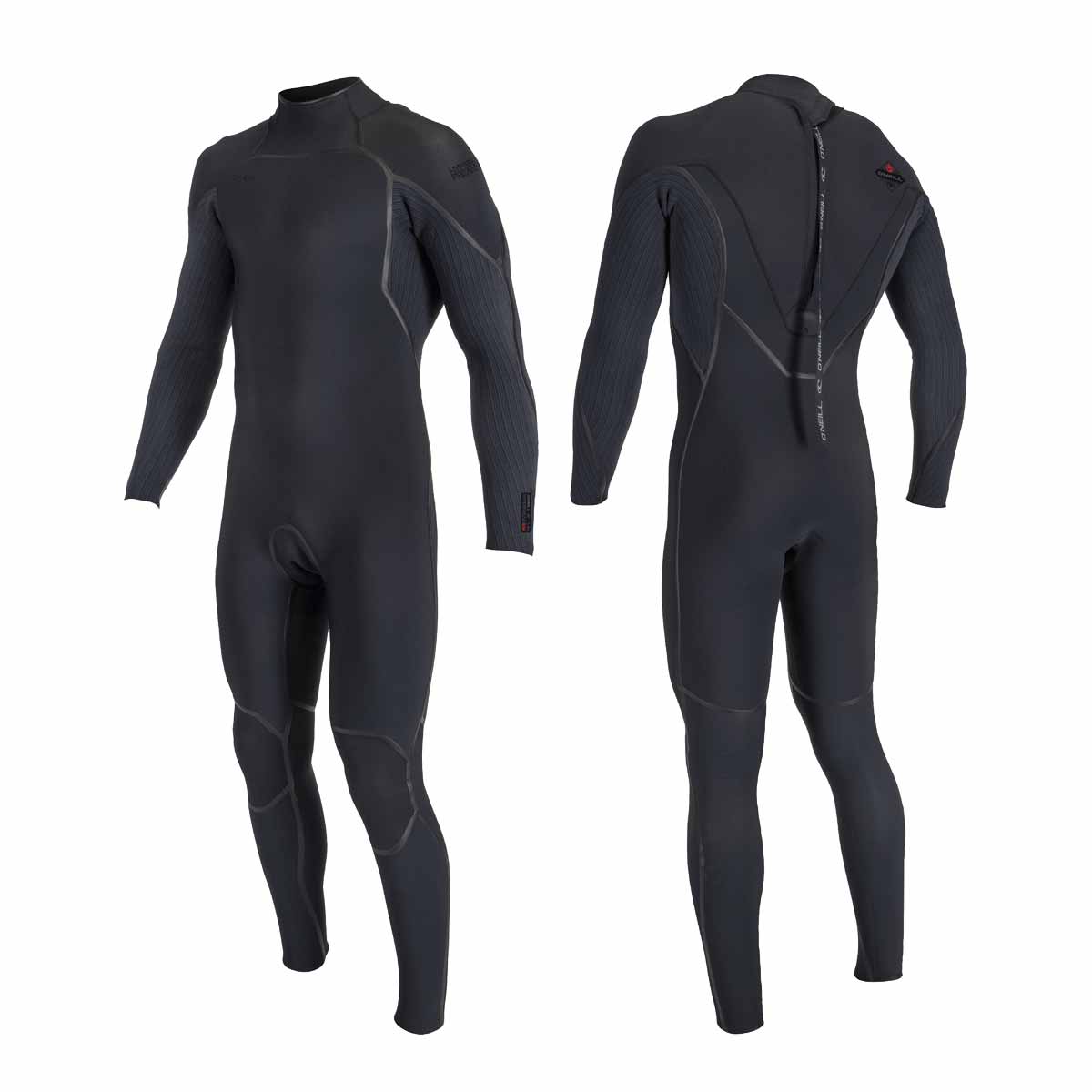 Wetsuit O'Neill Hyperfreak Fire 5/4+ mm Back Zip – Black A00