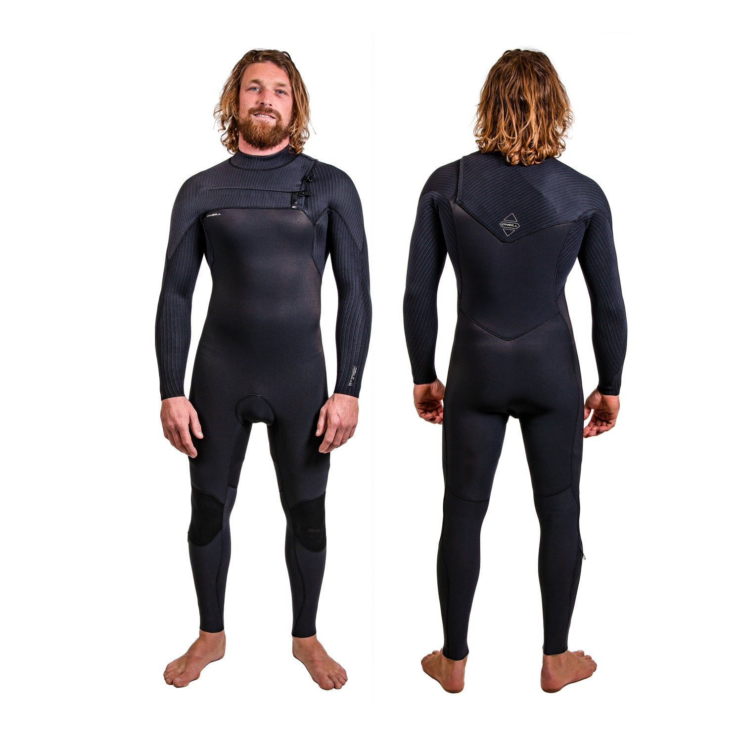 O'Neill HyperFreak CZ Full 3/2+ mm Wetsuit – Smoke/Raven HR6