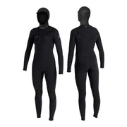 O'Neill WMS Epic 6/4mm Chest Zip W/Hood wetsuit – Black A05
