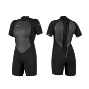 O'Neill Wms Reactor-2 2mm Back Zip S/S Spring Wetsuit – Black A00