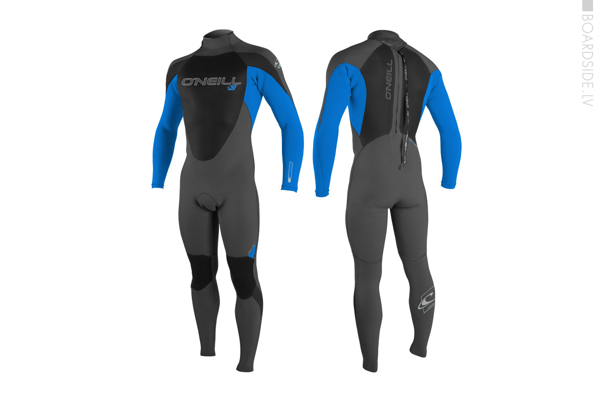 O'Neill Youth Epic full 5/4 mm Wetsuit – Gunmet/Black/Red GS9