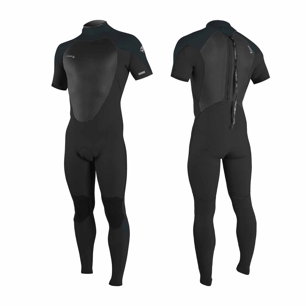 O'Neill Epic 3/2 Back Zip S/S Full Wetsuit – Black A05