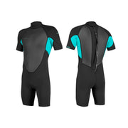 O'Neill Youth Reactor-2 2mm Back Zip S/S Spring Wetsuit – Aqua Z94