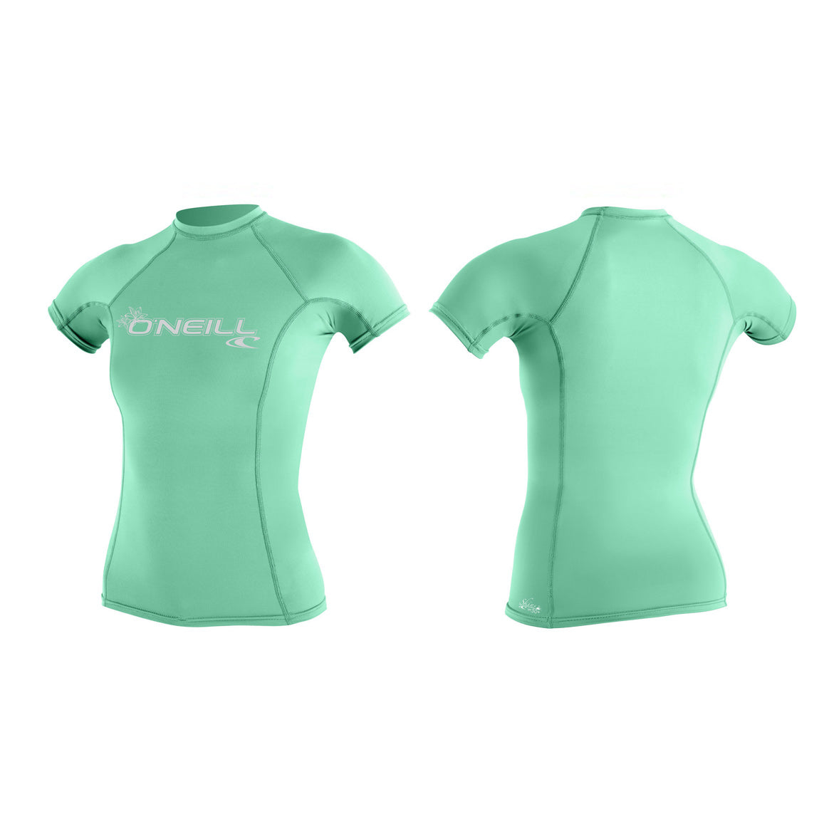 O'Neill WMS Basic Skins SS Rash Guard – Seaglass