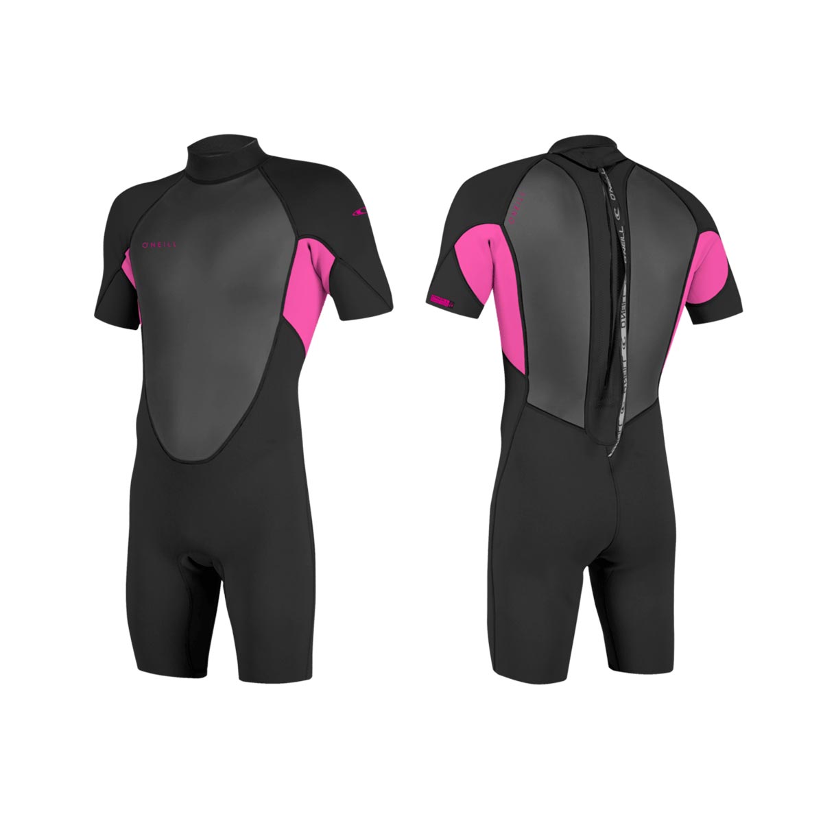 O'Neill Youth Reactor-2 2mm Back Zip S/S Spring Wetsuit – Berry C09
