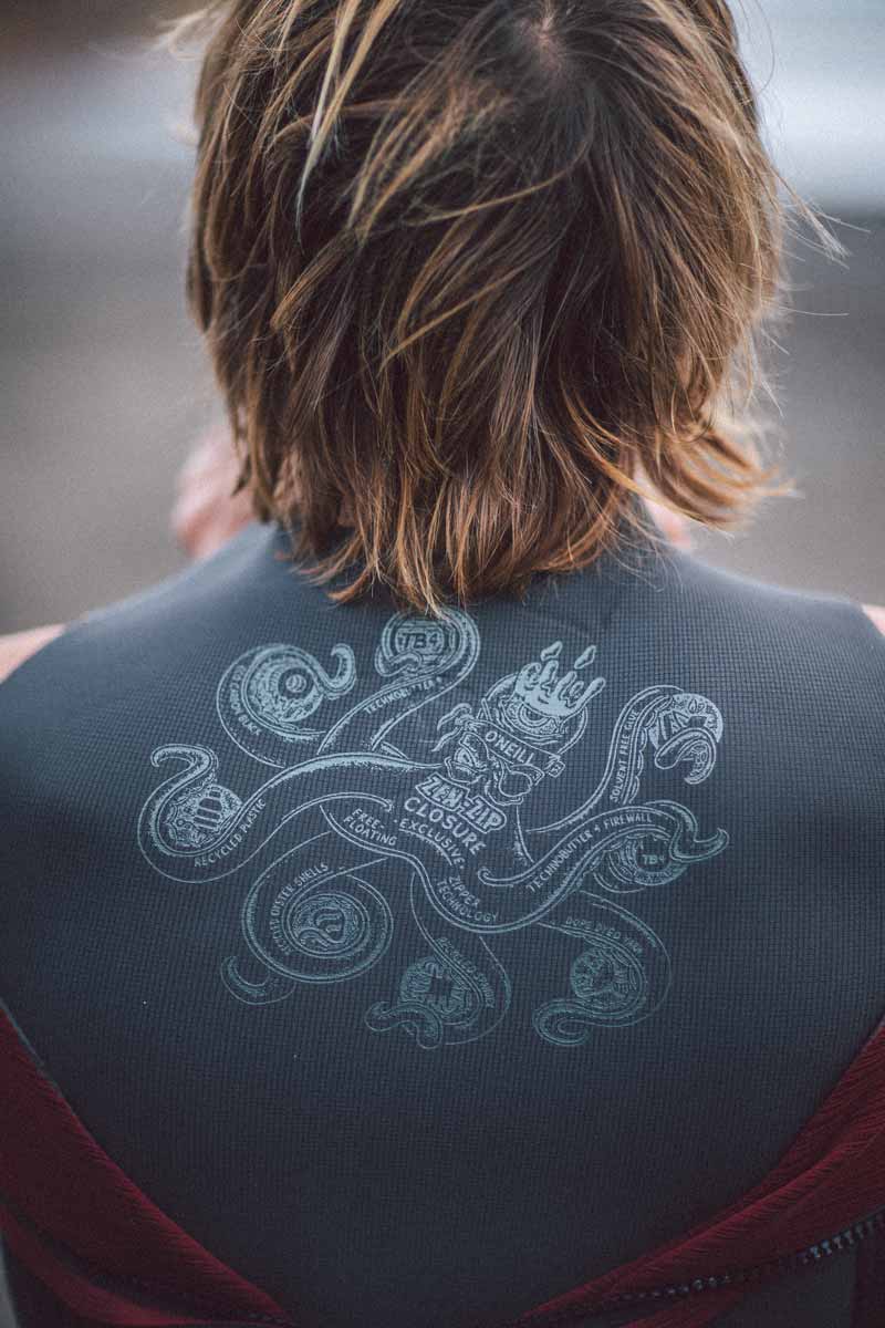 Wetsuit O'Neill Hyperfreak Fire 5/4+ mm Back Zip – Black A00