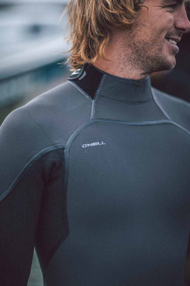 Wetsuit O'Neill Hyperfreak Fire 4/3+ mm Back Zip – Black A00