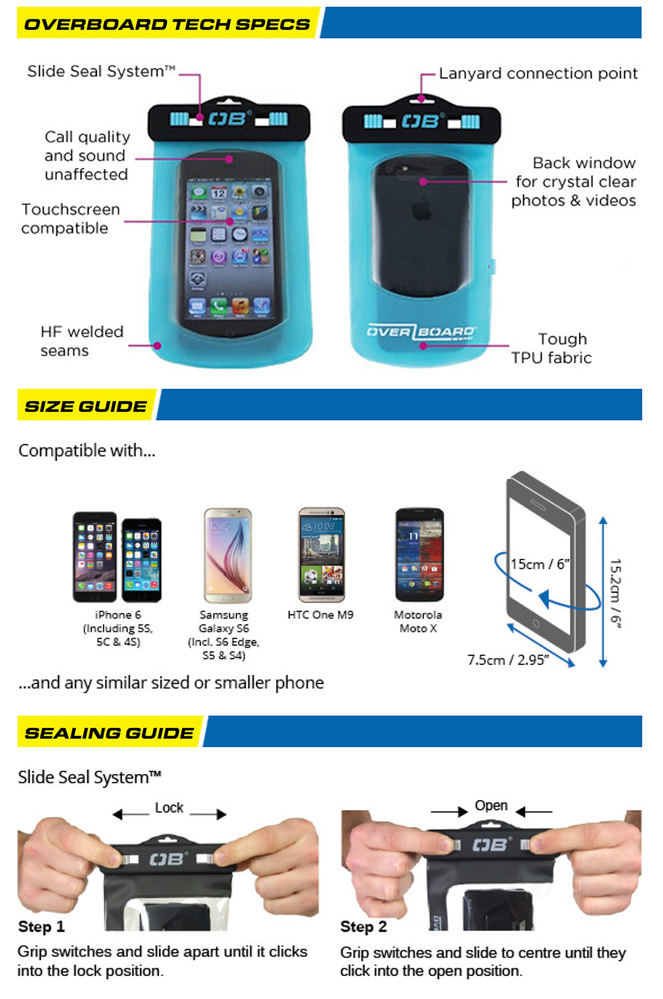 OverBoard Waterproof Phone Case