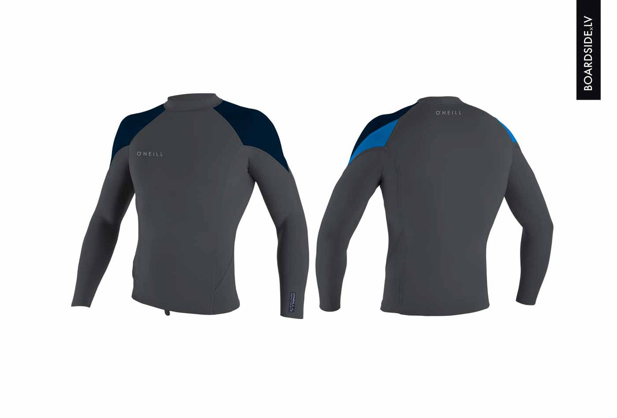 O'Neill Reactor-2 1.5mm L/S Top – Graphite/Abyss/Ocean IL3