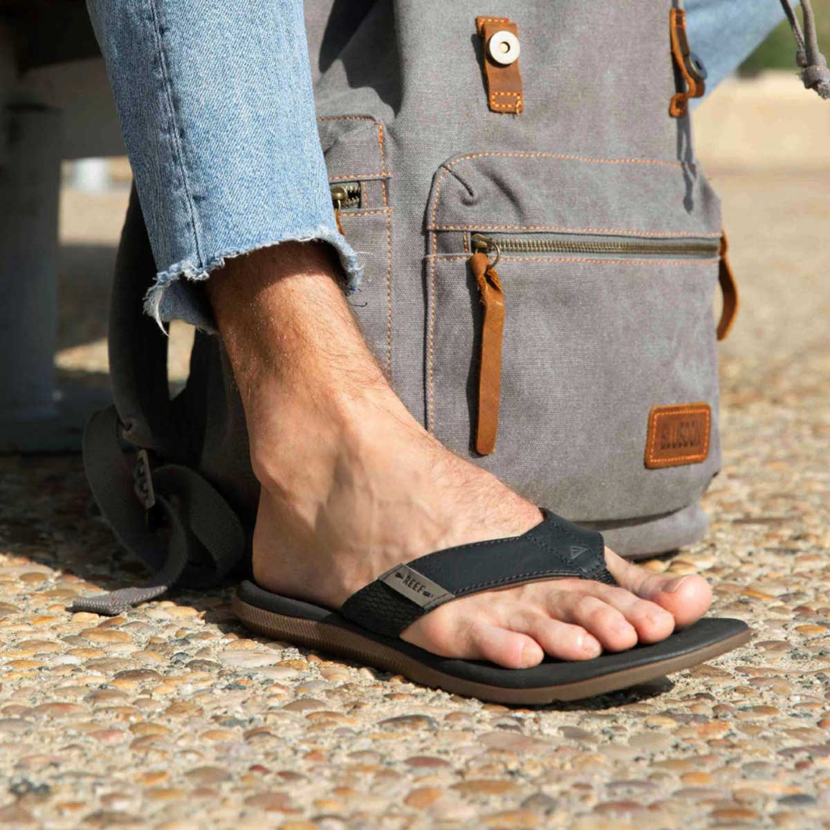 Reef Men's Santa Anna Sandals – Black
