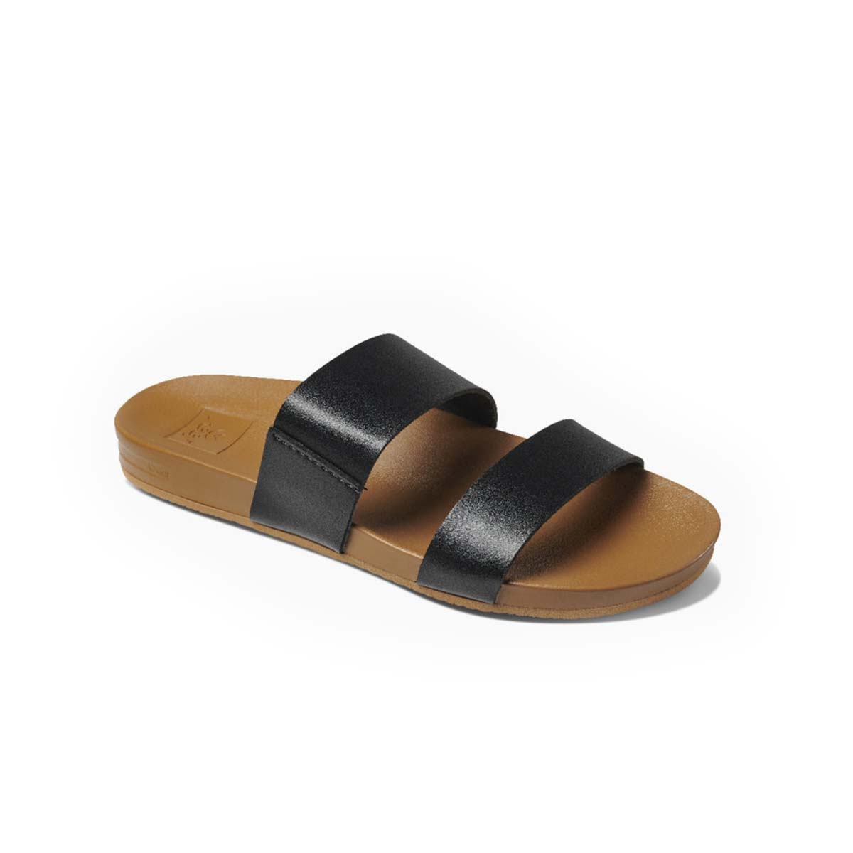 Reef Women's Cushion Vista Slides – Black/Natural