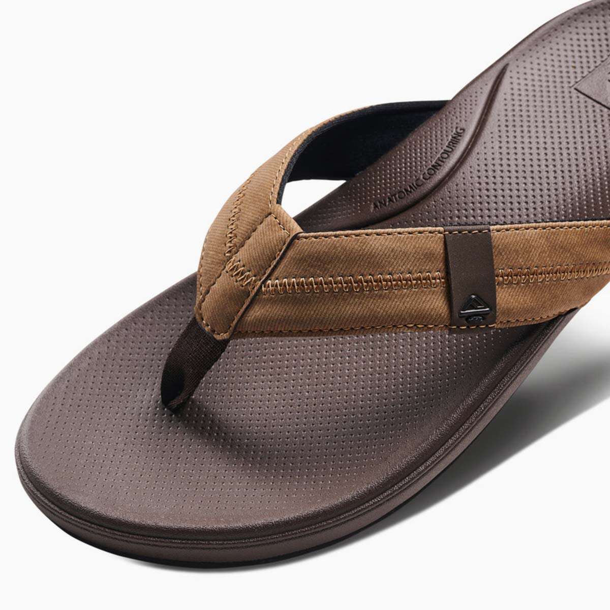 Reef Men's Cushion Phantom 2.0 Flip Flops – Brown/Tan