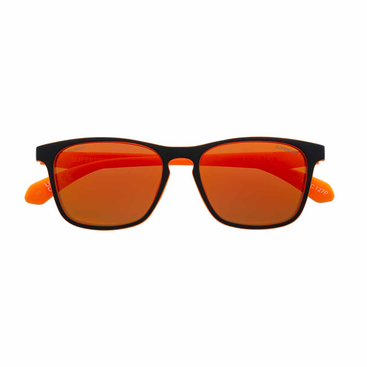 Sunglasses Superdry SDS 5017 – 127P Black / Orange Orange mirror