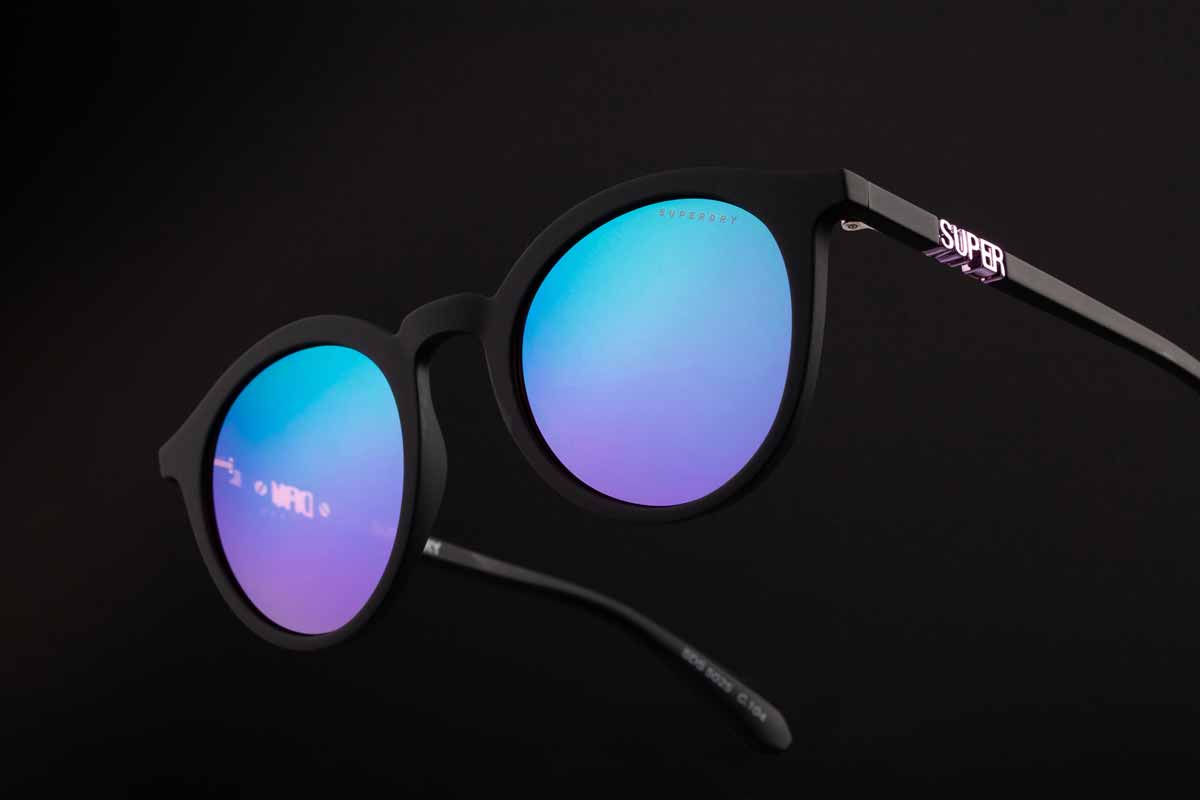 Sunglasses Superdry SDS 5025 – 104 Rubberised black / Lilac Pastel Mirror