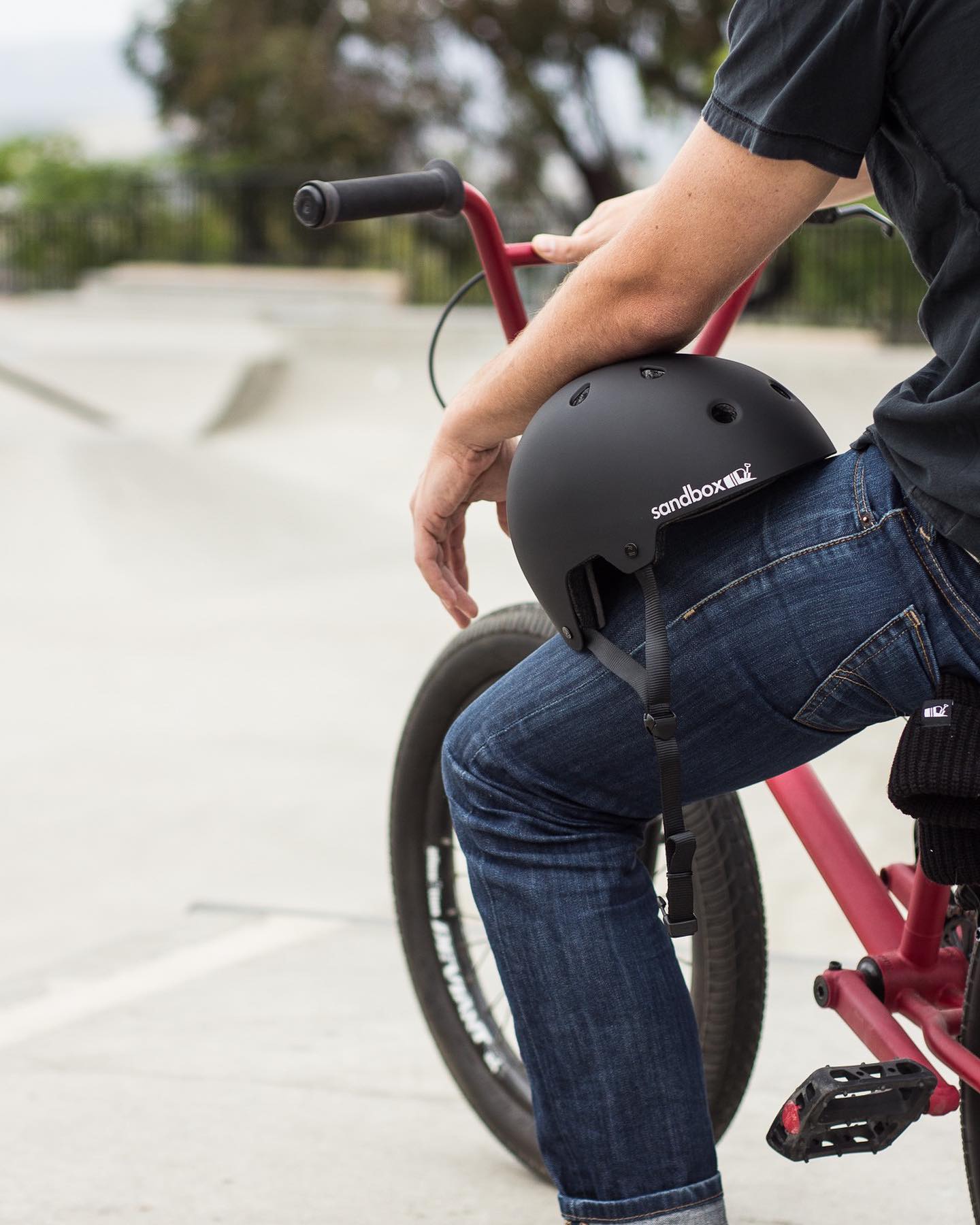 SandBox Legend Low Rider Helmet – Black Camo