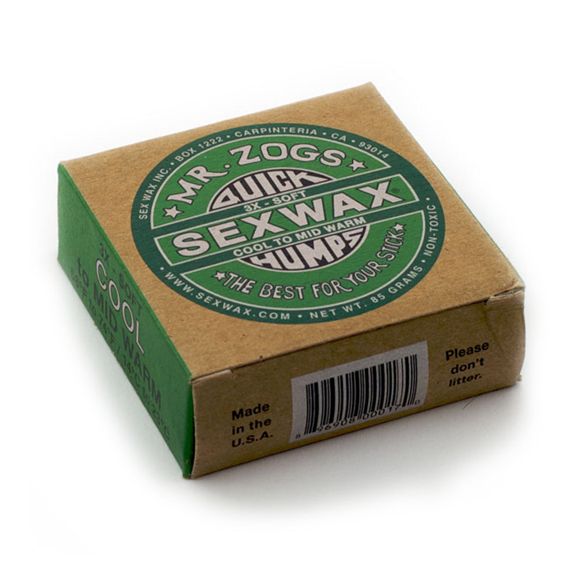 SexWax Quick Humps Surfboard Wax – Cool to Mid Warm