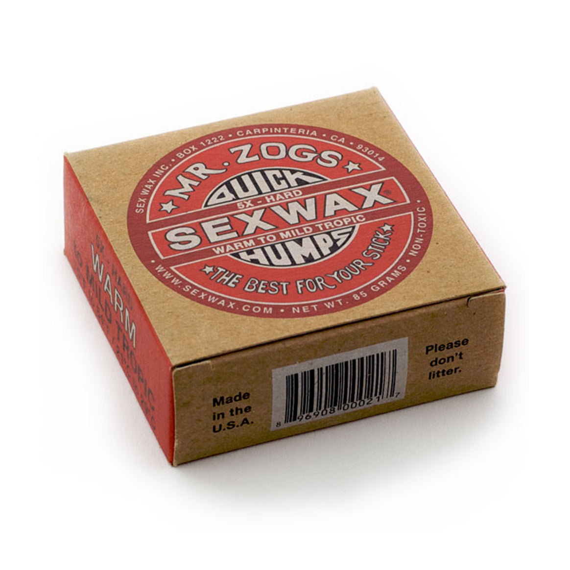 SexWax Quick Humps Surfboard Wax from +21 to +29 °C