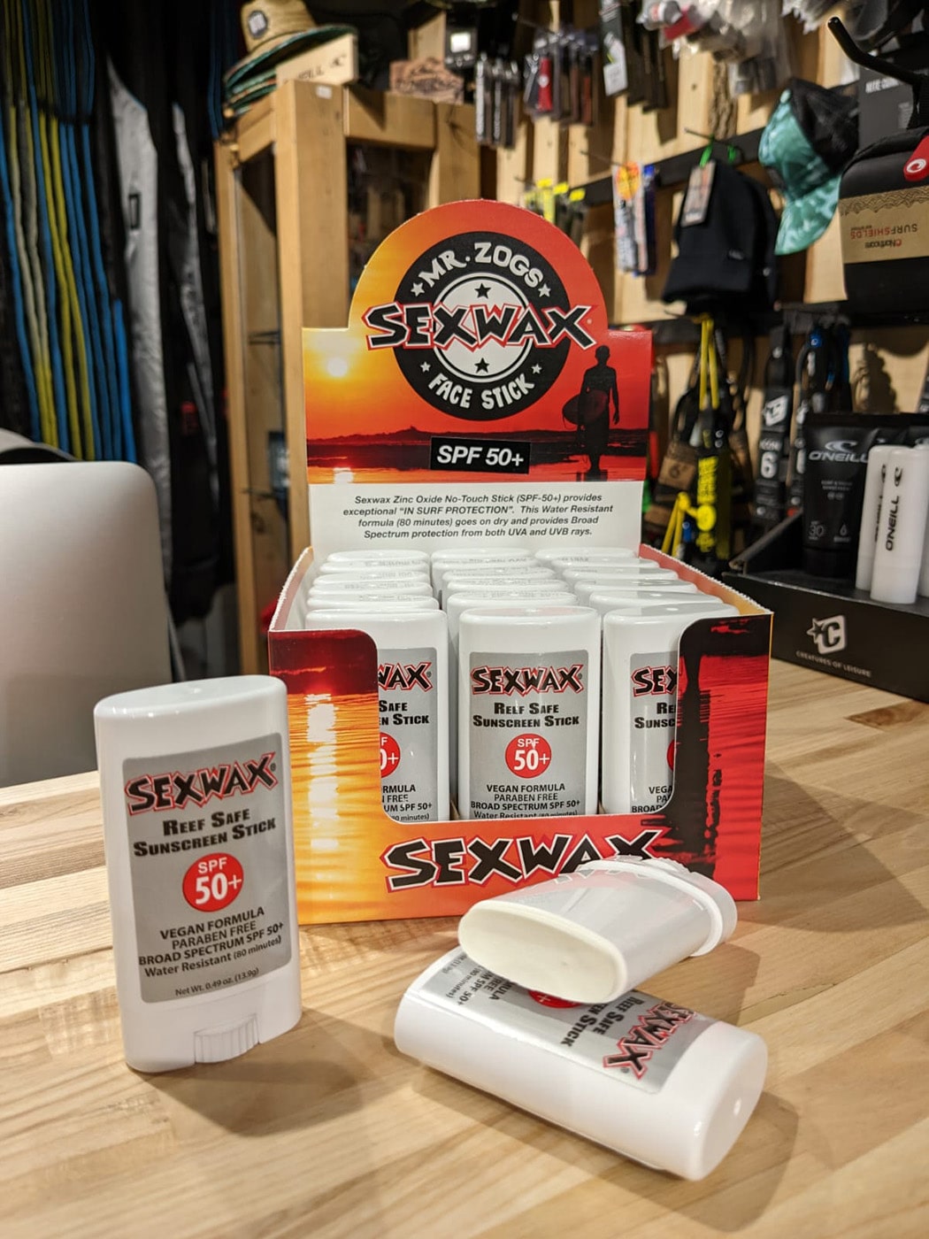 Sex Wax SPF 50+ Stick Sunscreen Zinc Oxide