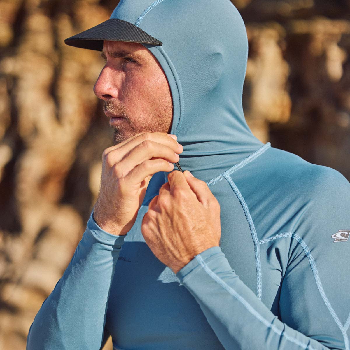 O'Neill Hyperfreak Skins L/S Rash Guard w/Hood – Chimera IR5