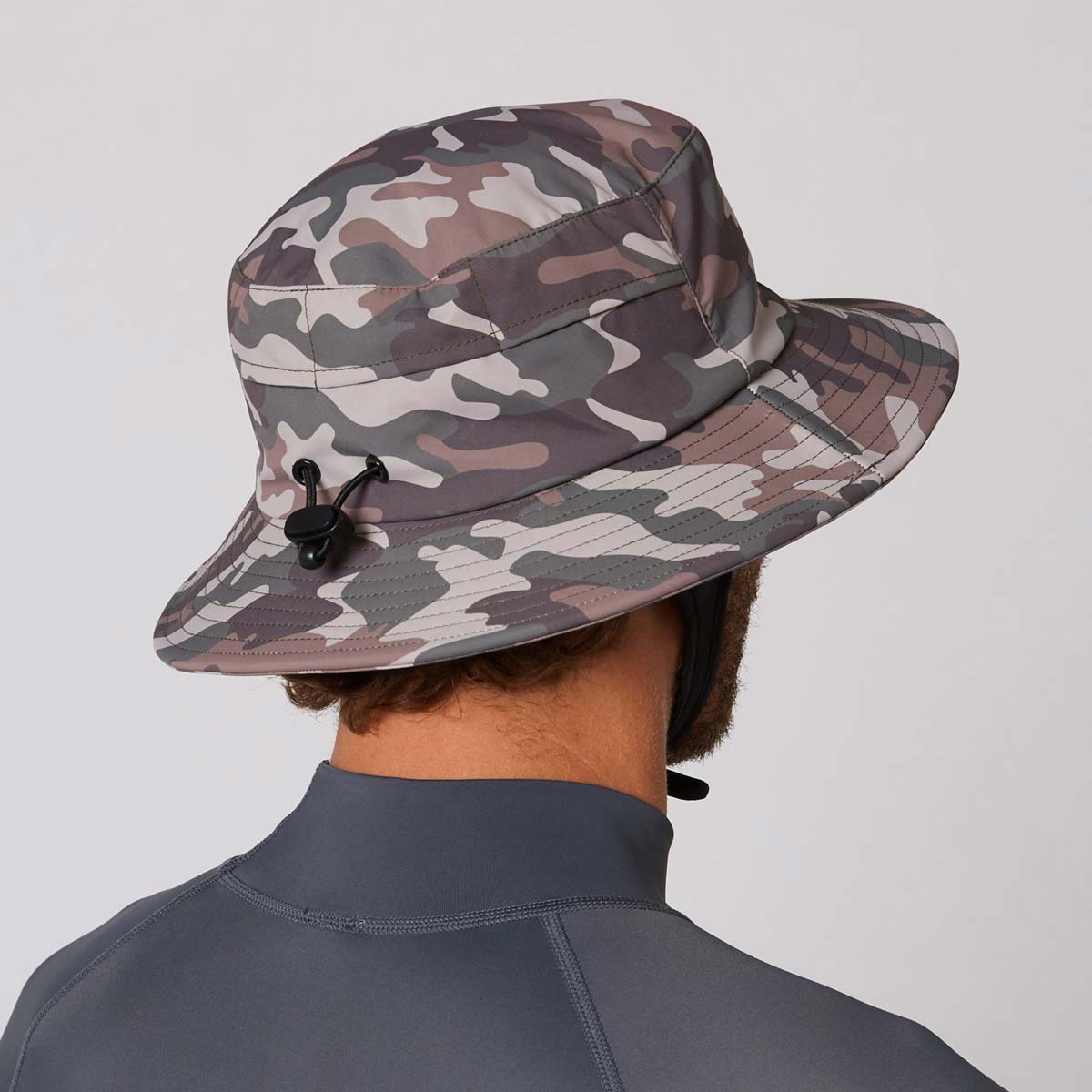 Ocean & Earth Bingin Lightweight Soft Peak Surf Hat – Camo