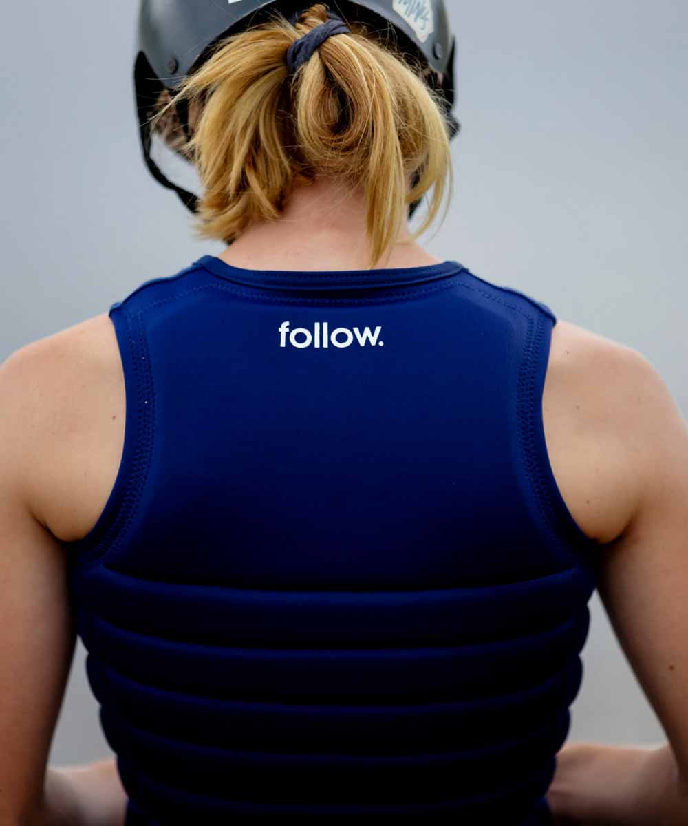 Womens Wake Jacket Follow Primary – Navy