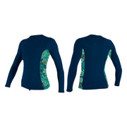 O'Neill WMS Side Print LS Crew Rash Guard – Abyss