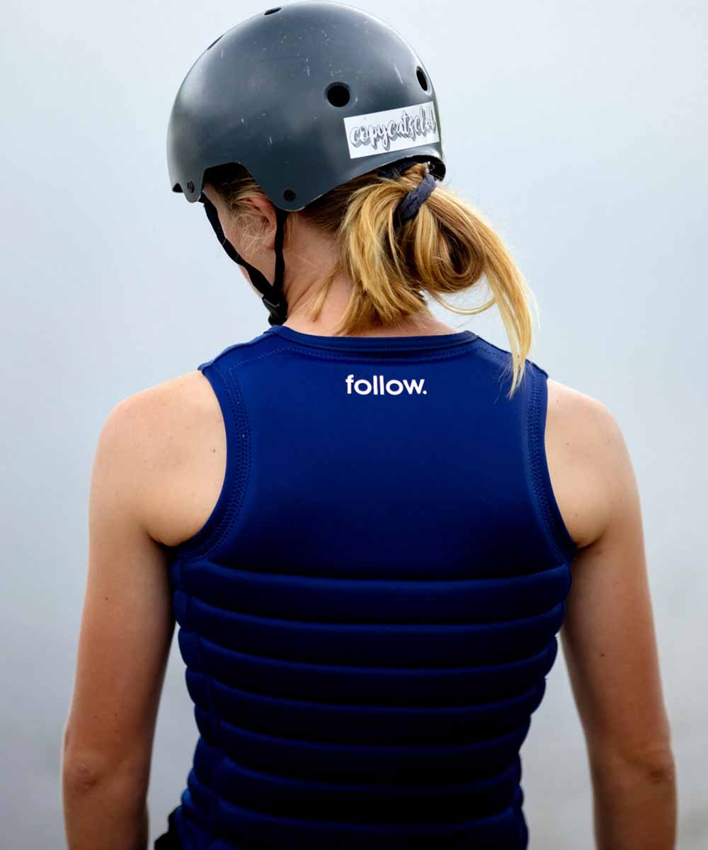 Womens Wake Jacket Follow Primary – Navy