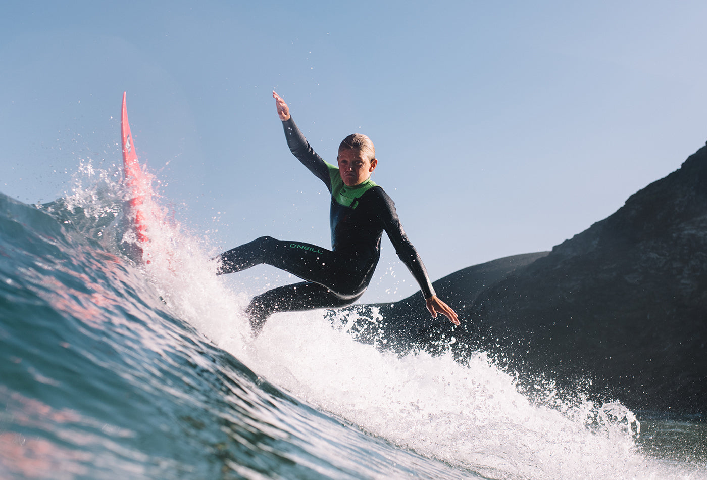 O’Neill Youth Hyperfreak 4/3+ Chest Zip Full Wetsuit – Grap/Smoke/Baliblu HT6