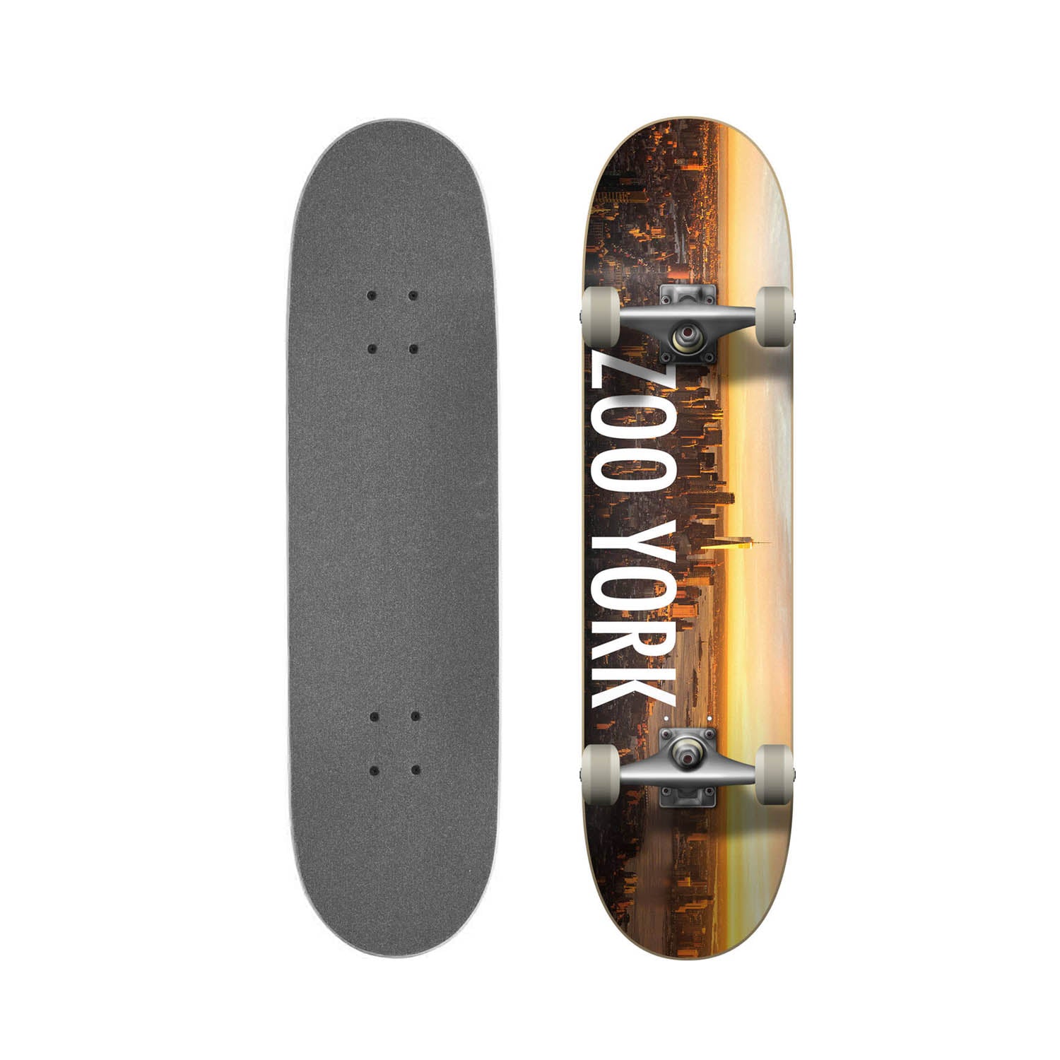 Zoo York Logo Block Sunrise Complete Skateboard – 7.5